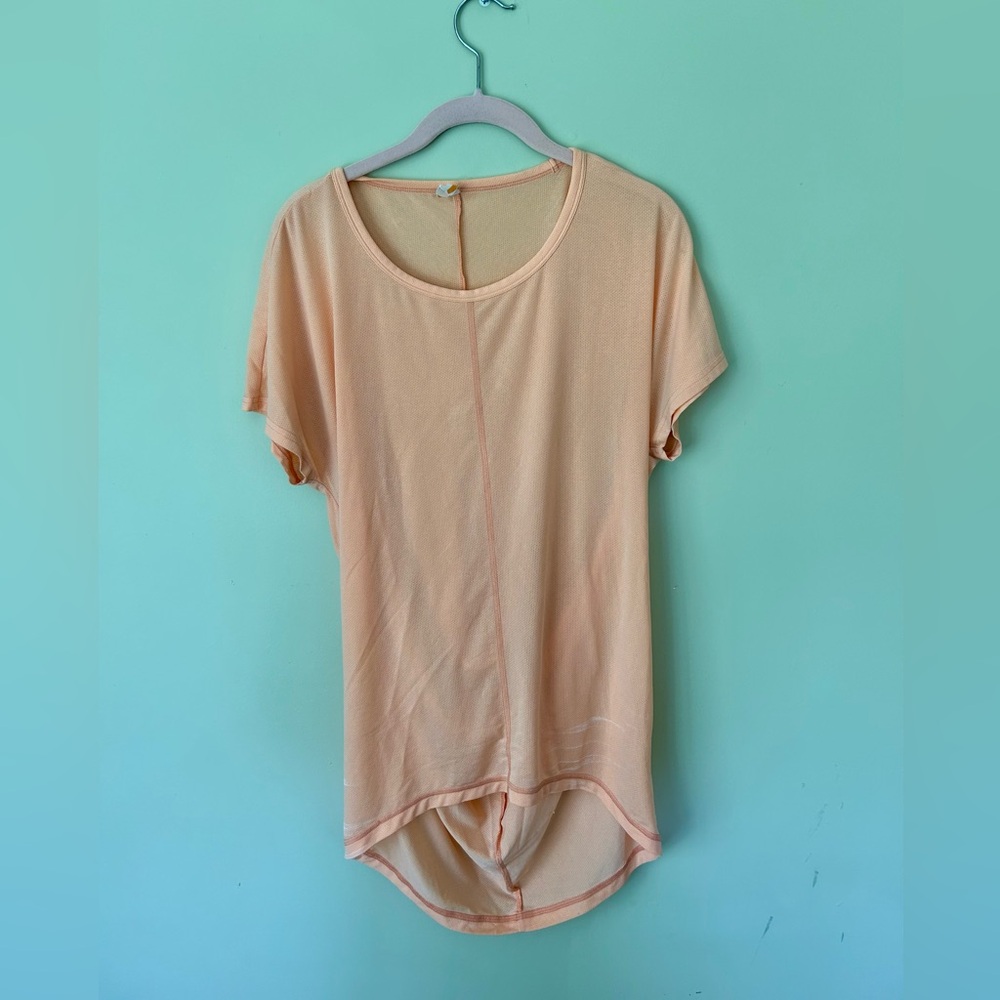 Lucy orange activewear top. Size small